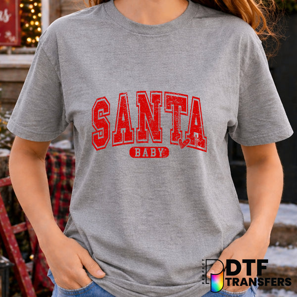 Santa Baby – Christmas DTF Transfer