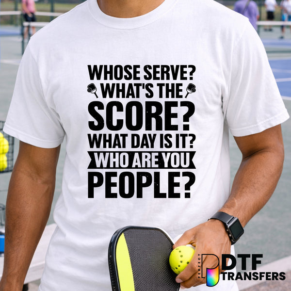 I'm Sorry For What I Said When I Was Playing Pickleball – DTF Transfer