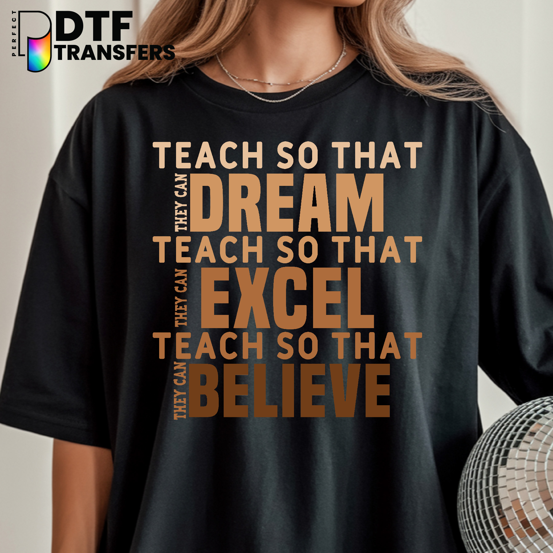 Black History Month Teacher – Teacher DTF Transfer
