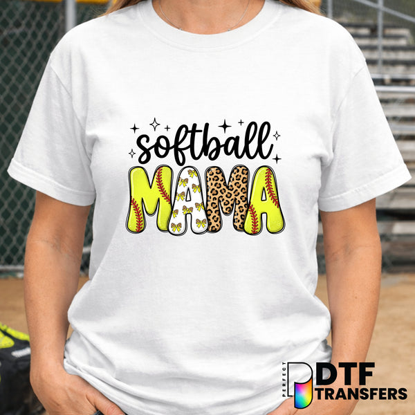 Softball Mama – Softball DTF Transfer