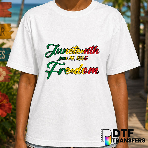 Juneteenth 1865 Freedom – Black History Month DTF Transfer