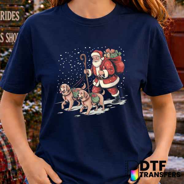 Funny Christmas Golden Retrievers Dog Mom – Christmas DTF Transfer