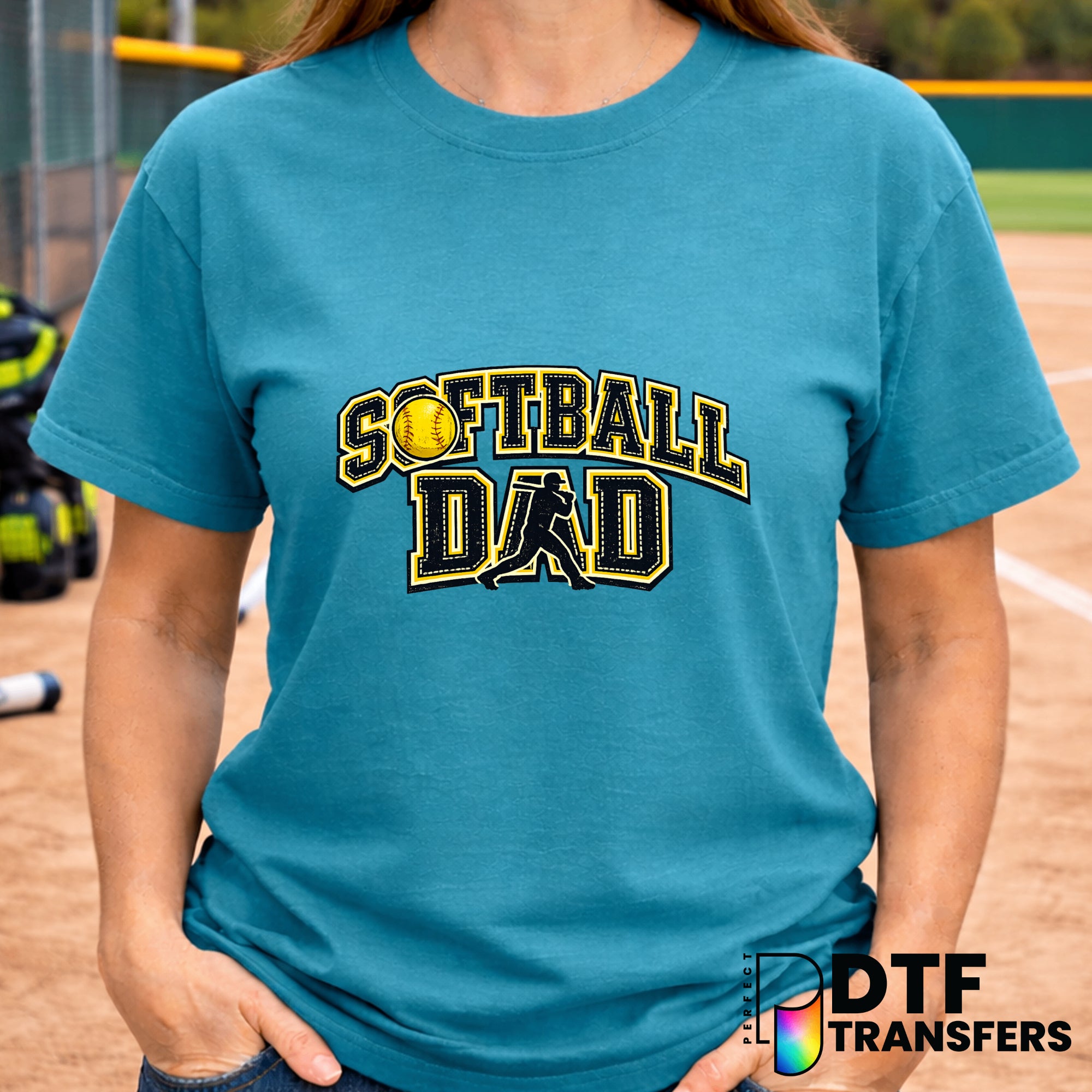 Softball Dad – Softball DTF Transfer