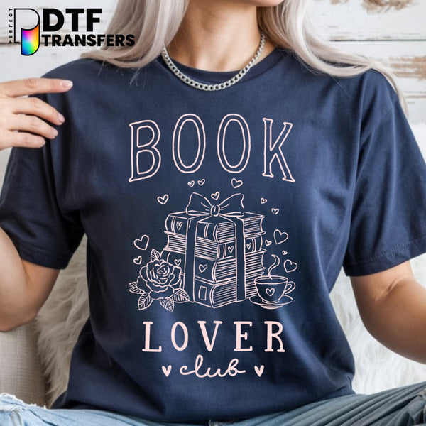 BOOK LOVER CLUB MEMBER EST. 1992 Books – Teacher DTF Transfer