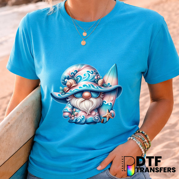 Surfer Gnome – Surfing DTF Transfer