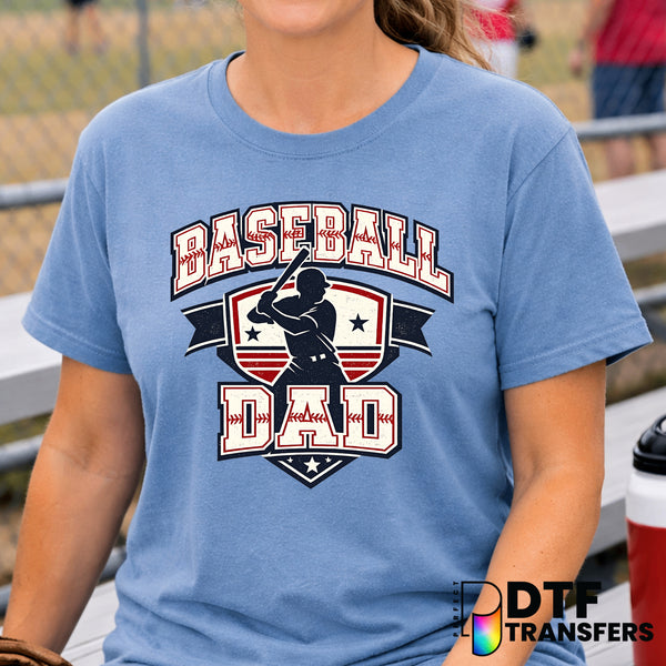 Baseball Dad Home Plate – Baseball DTF Transfer