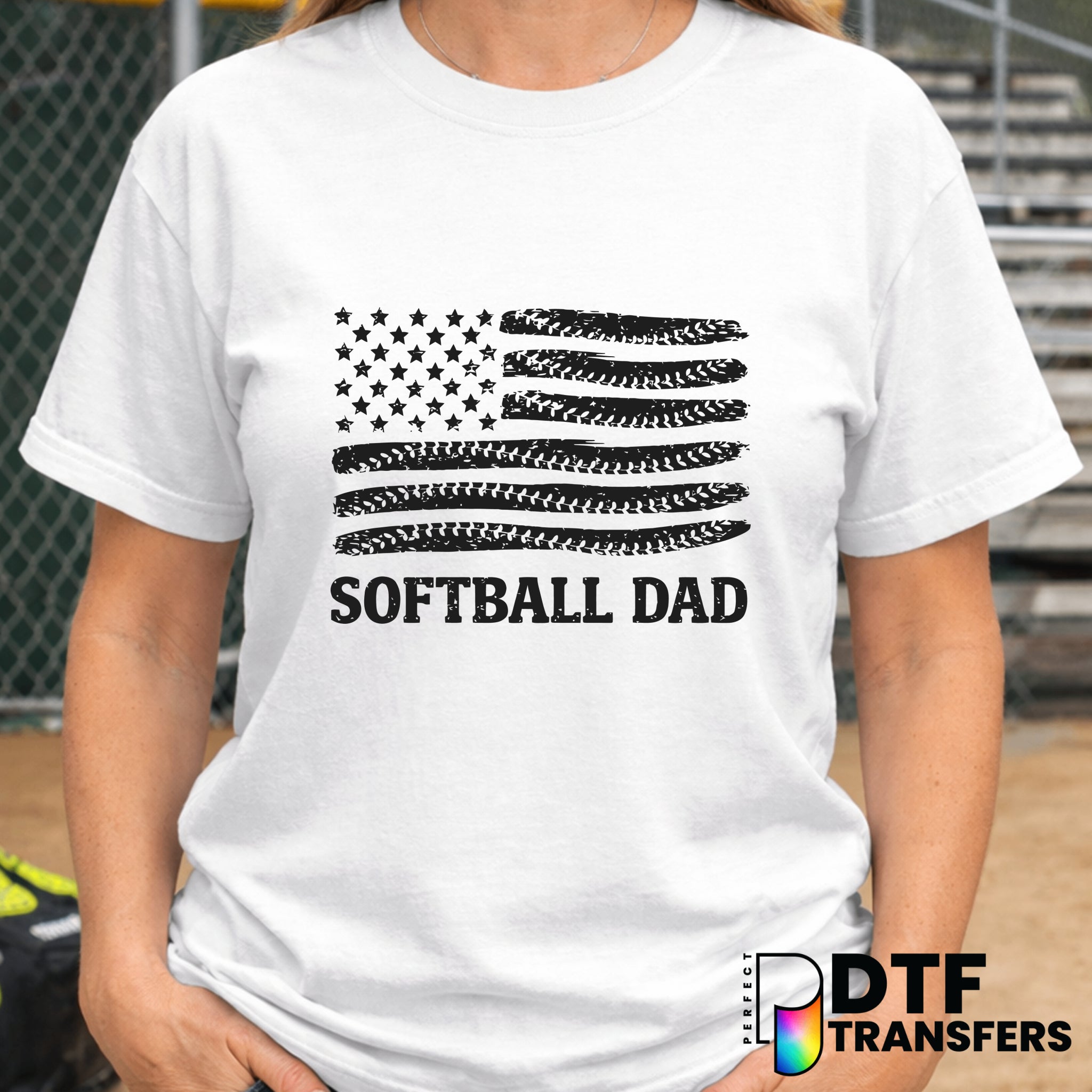 SOFTBALL DAD – Softball DTF Transfer