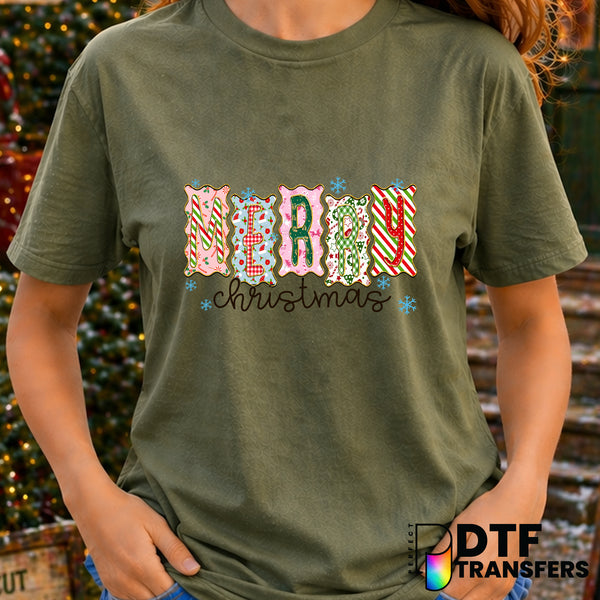 Merry Christmas – Christmas DTF Transfer