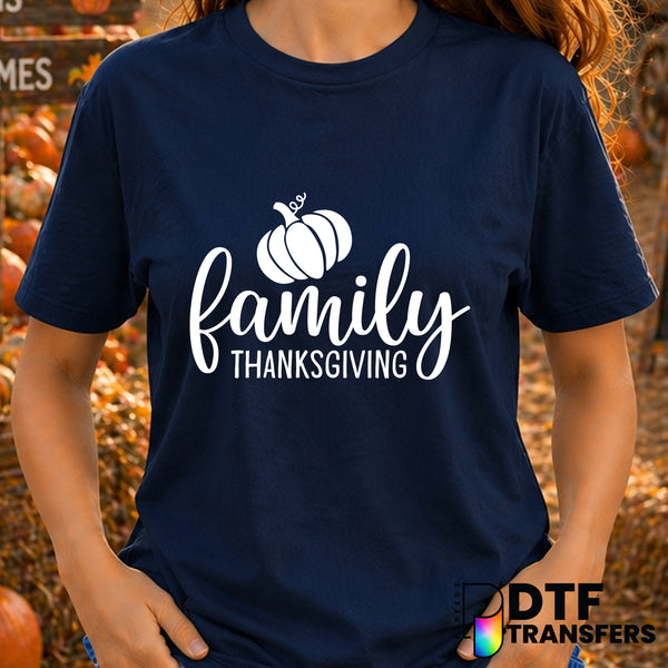 Family Thanksgiving – Thanksgiving DTF Transfer