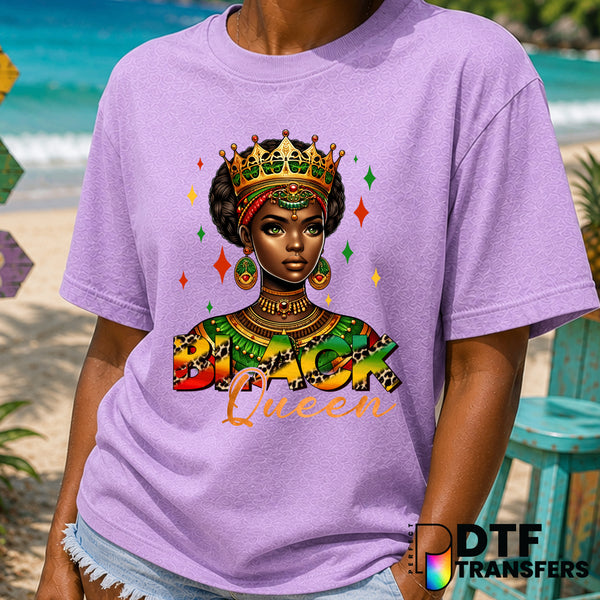 Black Queen – Black History Month DTF Transfer