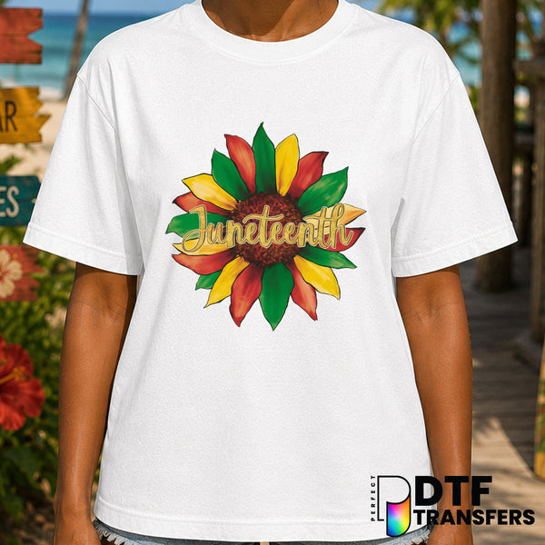 HAPPY JUNETEENTH – Black History Month DTF Transfer