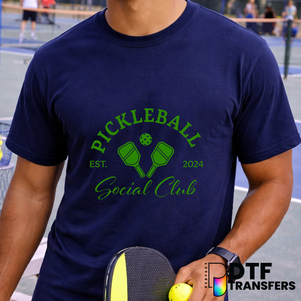 Pickleball Social Club – Pickleball DTF Transfer