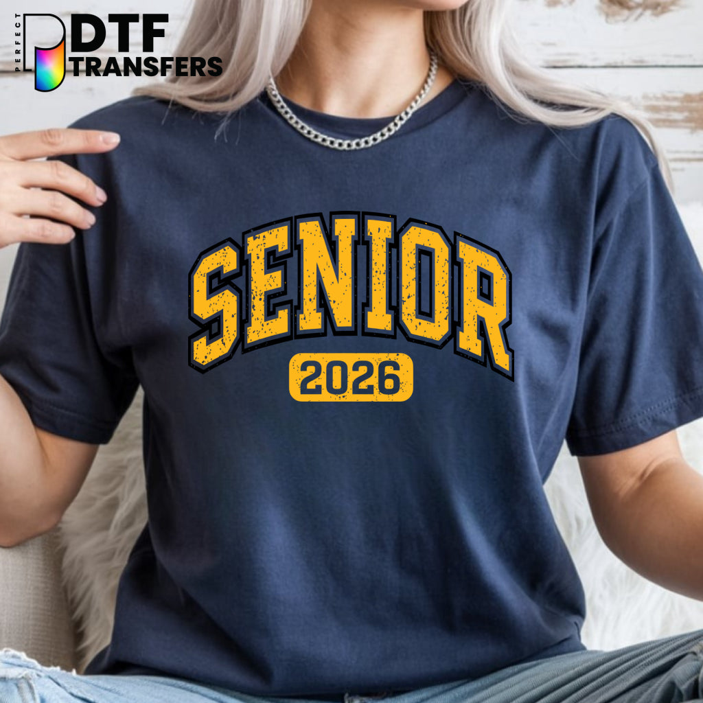 Senior Arched Class of 2026 – Teacher DTF Transfer
