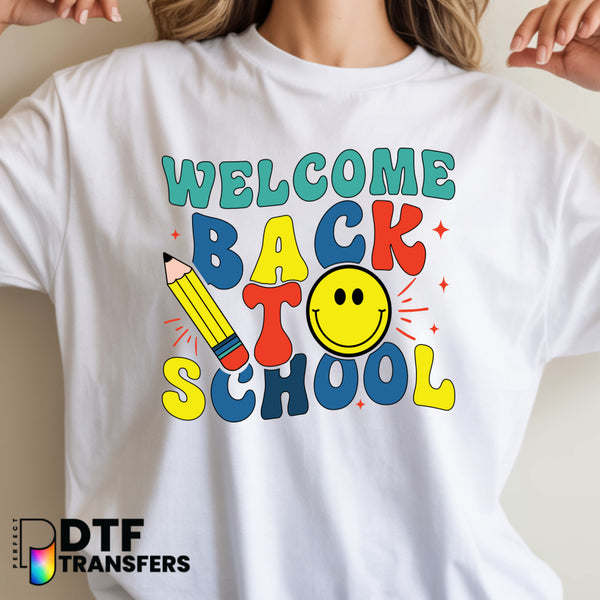 Welcome Back to School – Teacher DTF Transfer