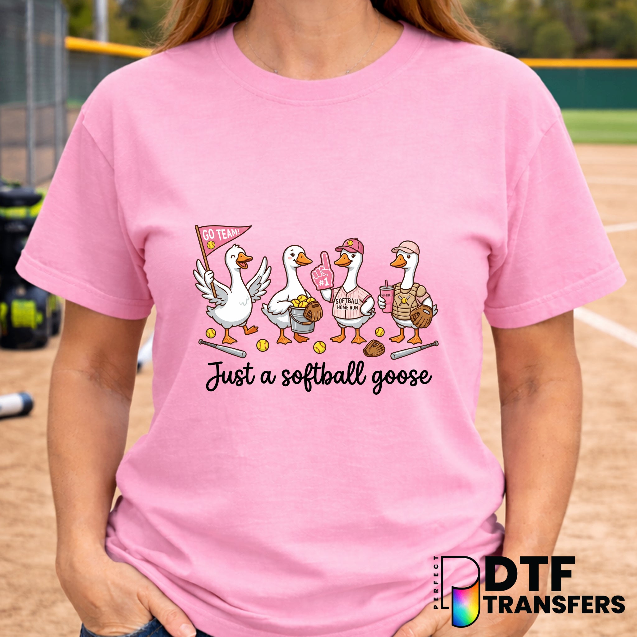 Softball Silly Goose – Softball DTF Transfer