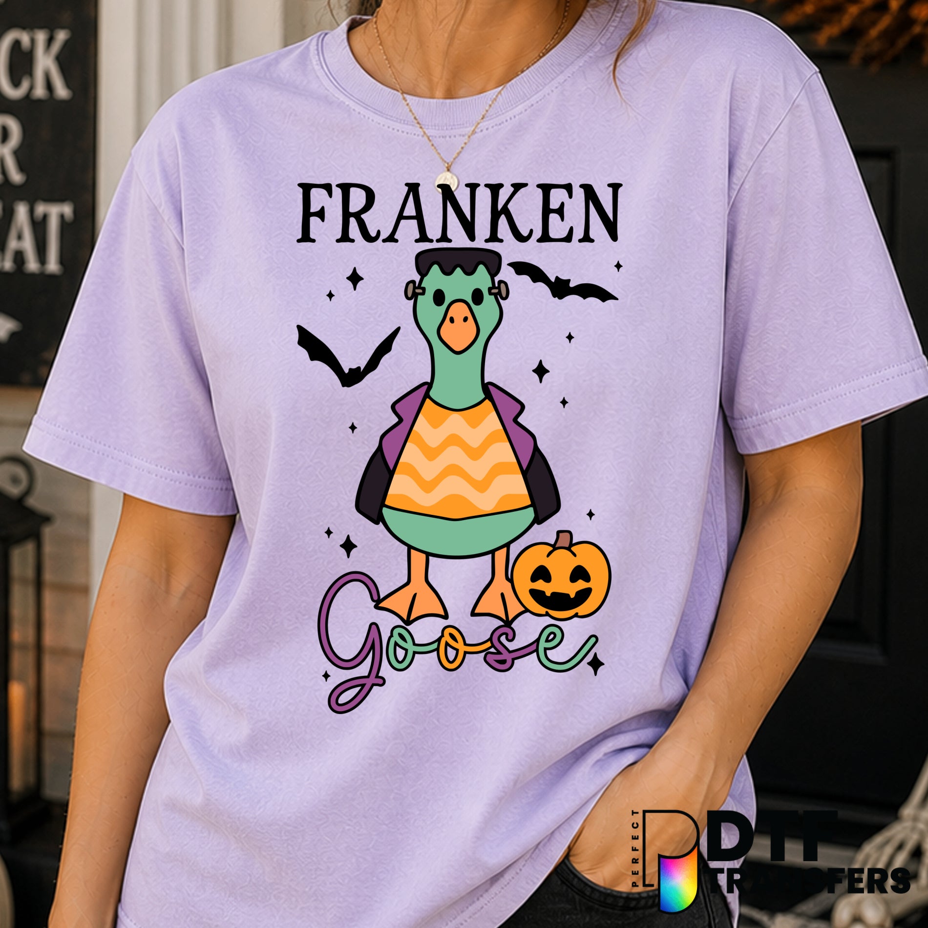 Franken Goose – Halloween DTF Transfer