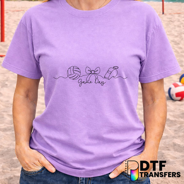 GAME DAY – Volleyball DTF Transfer