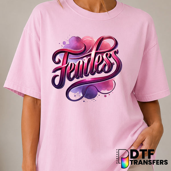 Fearless – Women Empowerment DTF Transfer (view 2 of 2) – by Perfect DTF Transfers – Premade DTF Transfers – Women Empower...