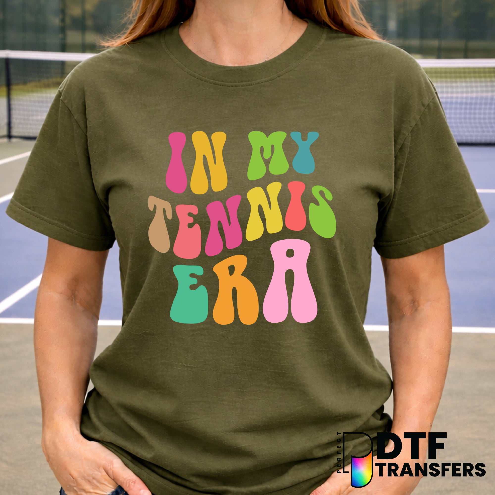 In My Tennis Era – Tennis DTF Transfer