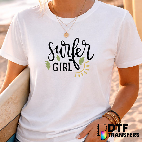 Surfer Girl – Surfing DTF Transfer