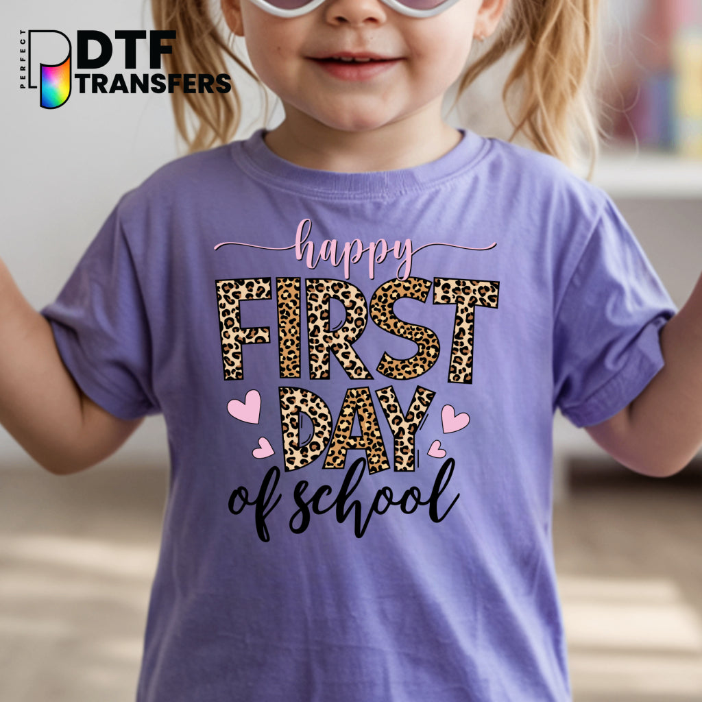 Happy First Day of School - Welcome Back to School – Teacher DTF Transfer