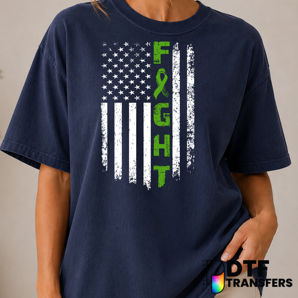 FIGHT MENTAL HEALTH AWARENESS – DTF Transfer (view 1 of 2) – by Perfect DTF Transfers – Premade DTF Transfers – Mental Hea...
