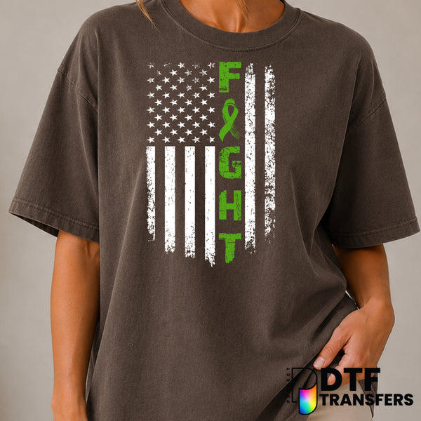 FIGHT MENTAL HEALTH AWARENESS – DTF Transfer (view 2 of 2) – by Perfect DTF Transfers – Premade DTF Transfers – Mental Hea...