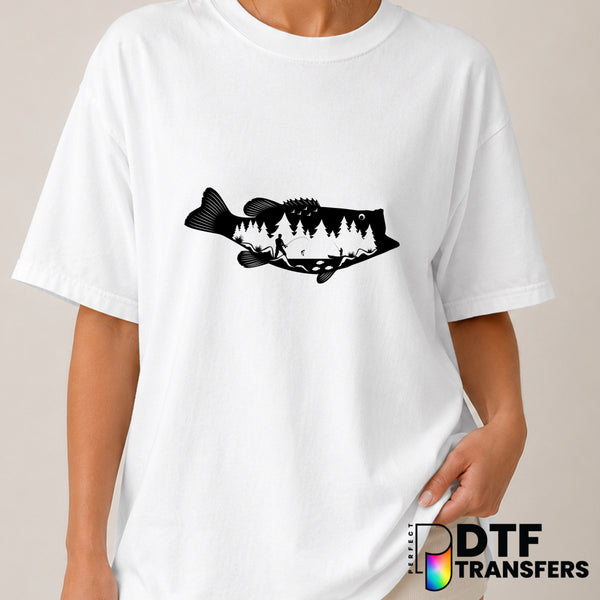 Fishing Life – Fishing DTF Transfer (view 1 of 2) – by Perfect DTF Transfers – Premade DTF Transfers – Fishing, Outdoor