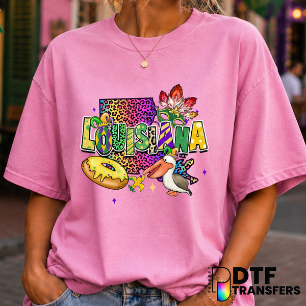 GET YOUR BEADS – Mardi Gras DTF Transfer (view 2 of 2) – by Perfect DTF Transfers – Premade DTF Transfers – Mardi Gras, Fe...