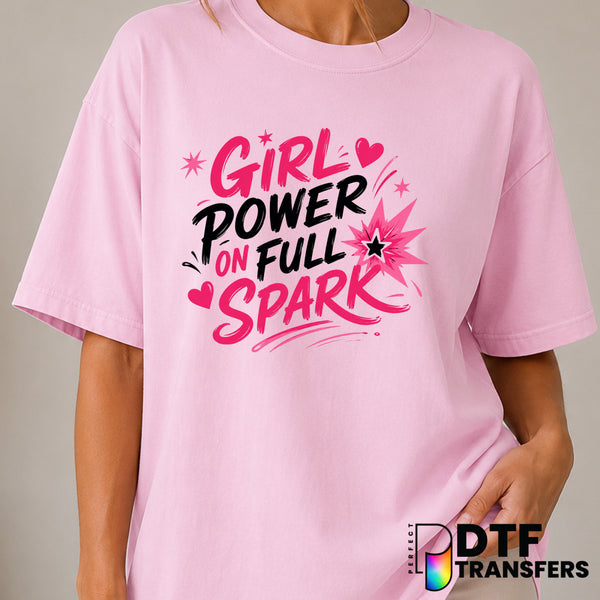 Girl Power – Women Empowerment DTF Transfer (view 1 of 2) – by Perfect DTF Transfers – Premade DTF Transfers – Women Empow...