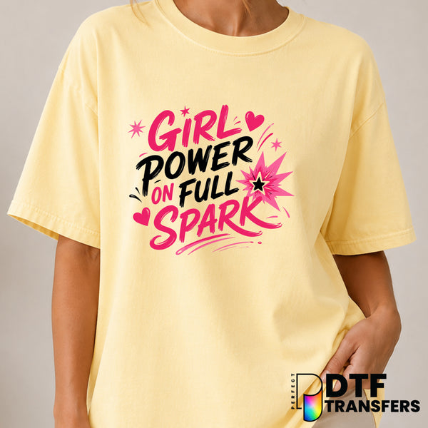 Girl Power – Women Empowerment DTF Transfer (view 2 of 2) – by Perfect DTF Transfers – Premade DTF Transfers – Women Empow...