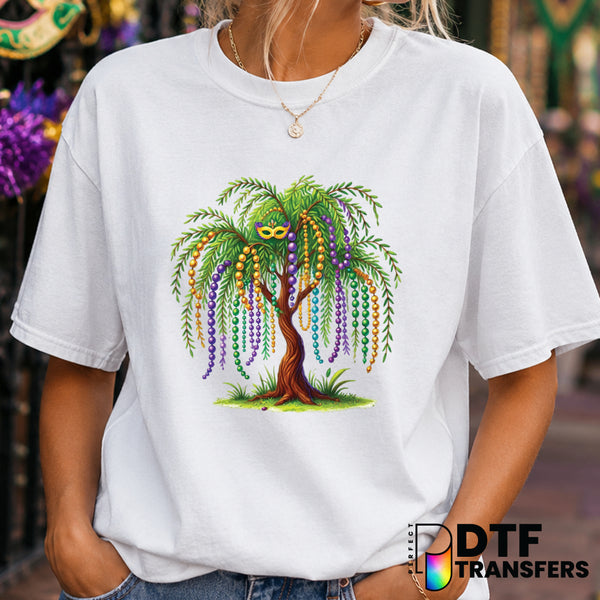 Happy Mardi Gras – Mardi Gras DTF Transfer (view 1 of 2) – by Perfect DTF Transfers – Premade DTF Transfers – Mardi Gras,...