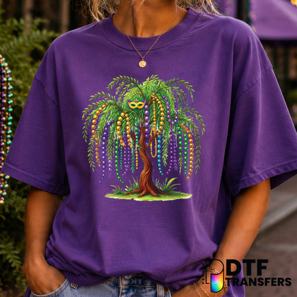 Happy Mardi Gras – Mardi Gras DTF Transfer (view 2 of 2) – by Perfect DTF Transfers – Premade DTF Transfers – Mardi Gras,...