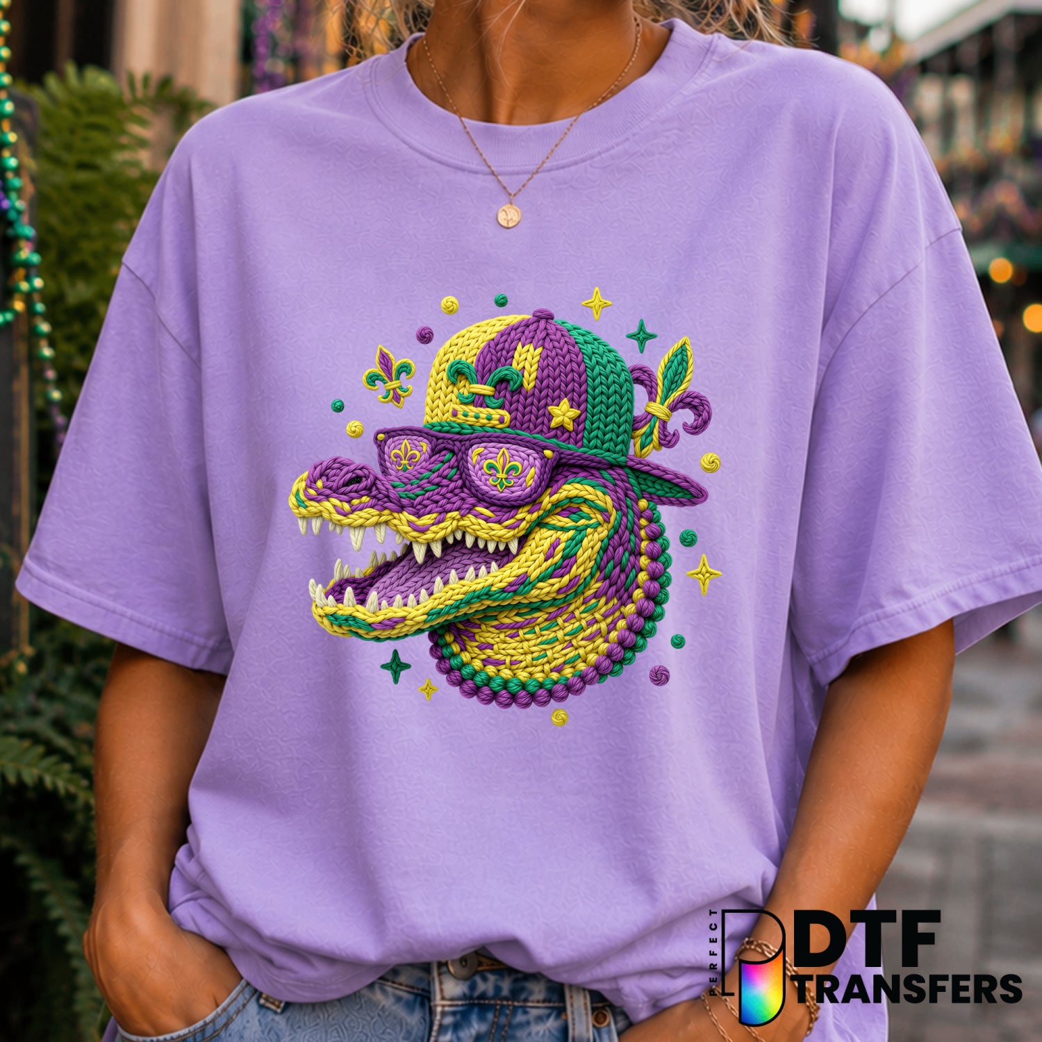 HAPPY MARDI GRAS – Mardi Gras DTF Transfer (view 2 of 2) – by Perfect DTF Transfers – Premade DTF Transfers – Mardi Gras,...