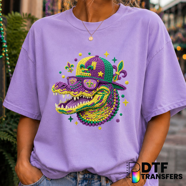 HAPPY MARDI GRAS – Mardi Gras DTF Transfer (view 2 of 2) – by Perfect DTF Transfers – Premade DTF Transfers – Mardi Gras,...