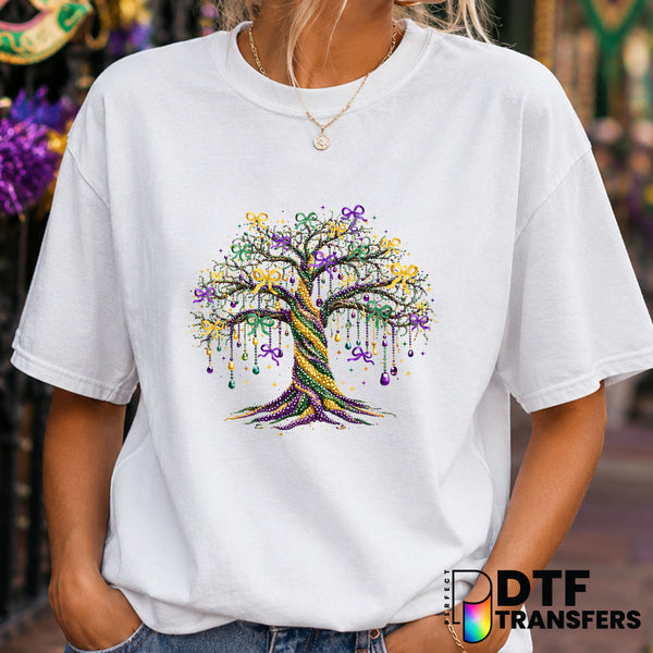 HAPPY MARDI GRAS – Mardi Gras DTF Transfer (view 2 of 2) – by Perfect DTF Transfers – Premade DTF Transfers – Mardi Gras,...