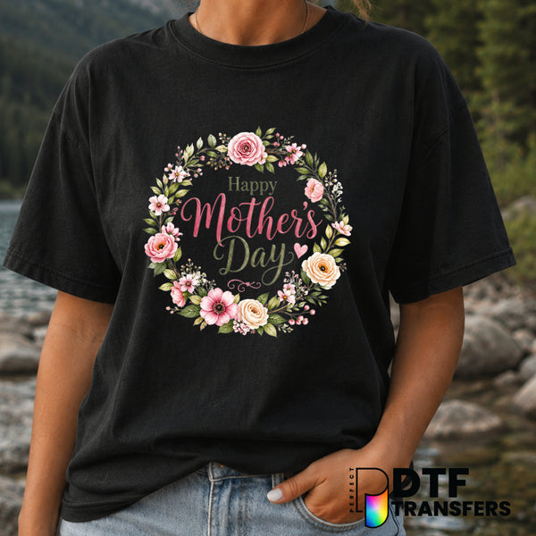 Happy Mother's Day – Mother's Day DTF Transfer (view 1 of 2) – by Perfect DTF Transfers – Premade DTF Transfers – Mother's...