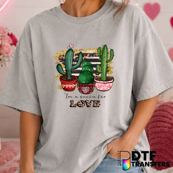 Happy Valentine's Day – Valentine's Day DTF Transfer (view 2 of 2) – by Perfect DTF Transfers – Premade DTF Transfers – Va...