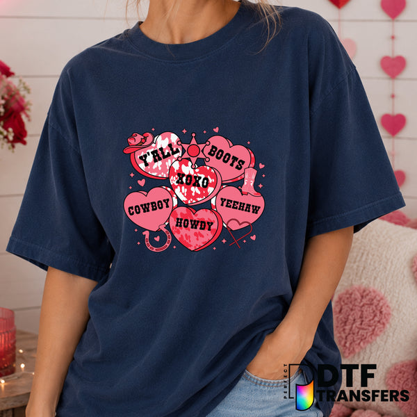 HAPPY VALENTINE'S DAY – Valentine's Day DTF Transfer (view 2 of 2) – by Perfect DTF Transfers – Premade DTF Transfers – Va...