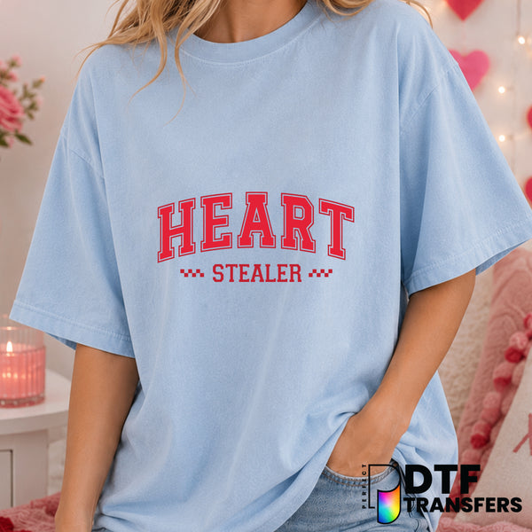 Heart Stealer – Valentine's Day DTF Transfer (view 1 of 2) – by Perfect DTF Transfers – Premade DTF Transfers – Valentine'...