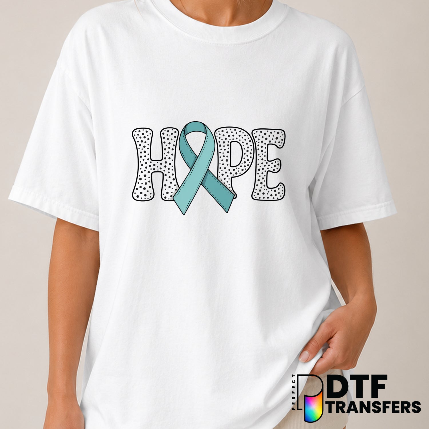 Hope – Diabetes Awareness DTF Transfer (view 2 of 2) – by Perfect DTF Transfers – Premade DTF Transfers – Diabetes Awarene...