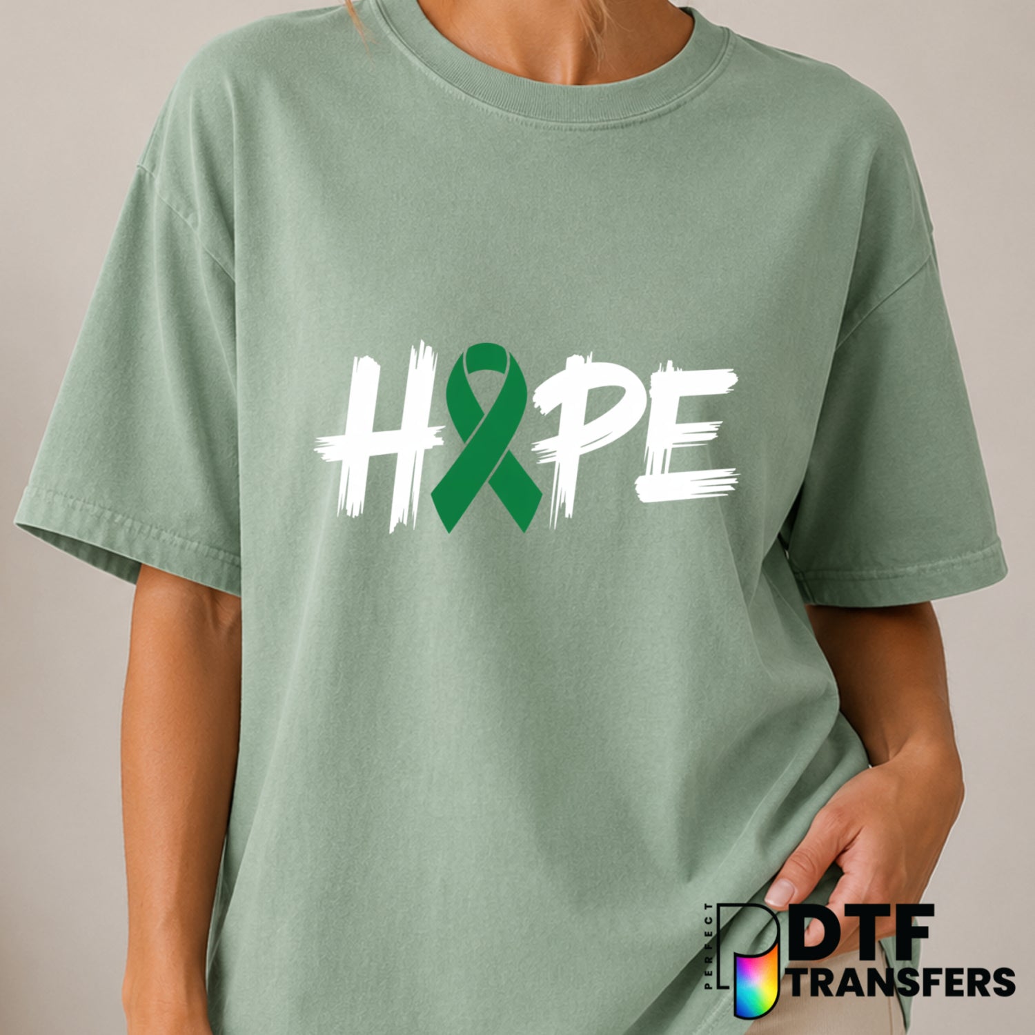 HOPE – Mental Health Awareness DTF Transfer (view 2 of 2) – by Perfect DTF Transfers – Premade DTF Transfers – Mental Heal...