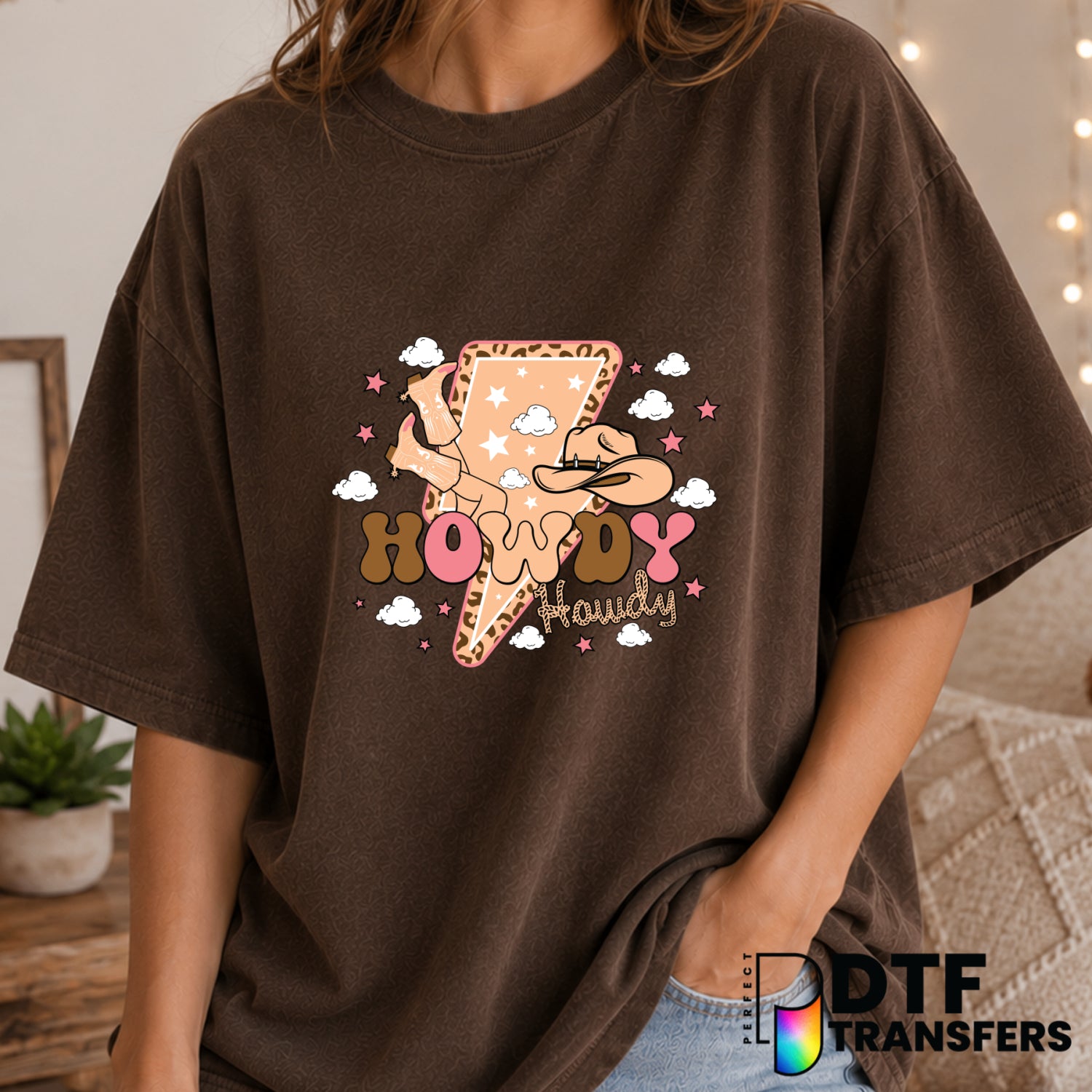 Howdy Howdy – Valentine's Day DTF Transfer (view 2 of 2) – by Perfect DTF Transfers – Premade DTF Transfers – Valentine's...