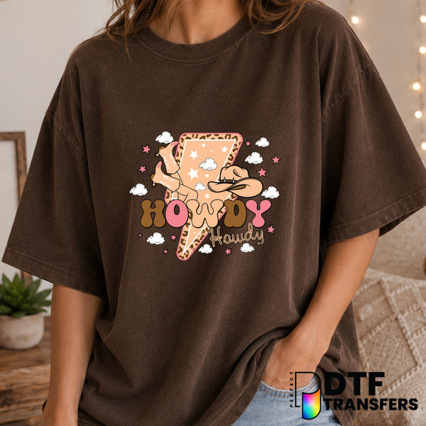 Howdy Howdy – Valentine's Day DTF Transfer (view 2 of 2) – by Perfect DTF Transfers – Premade DTF Transfers – Valentine's...