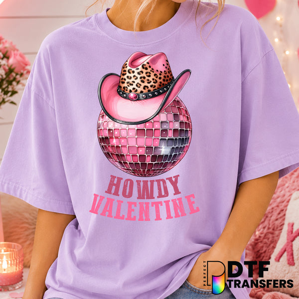 Howdy Valentine – Valentine's Day DTF Transfer (view 2 of 2) – by Perfect DTF Transfers – Premade DTF Transfers – Valentin...