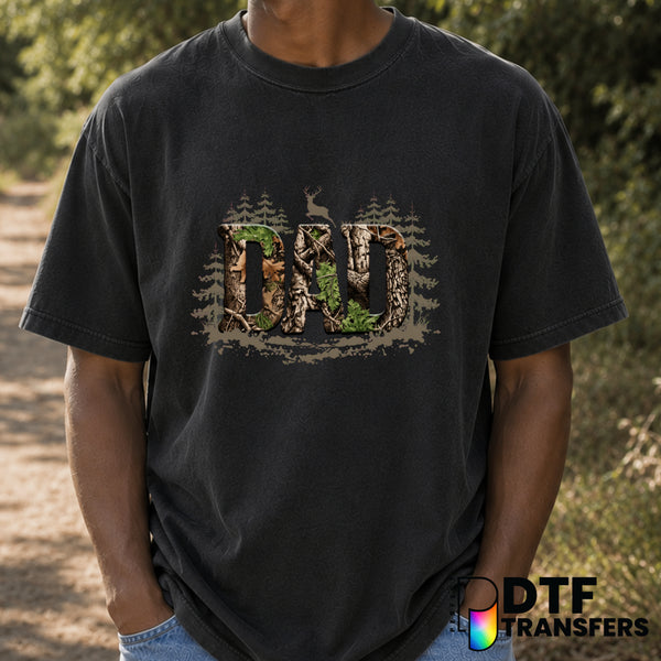 Hunting Dad – Father's Day DTF Transfer (view 2 of 2) – by Perfect DTF Transfers – Premade DTF Transfers – Father's Day, Dad