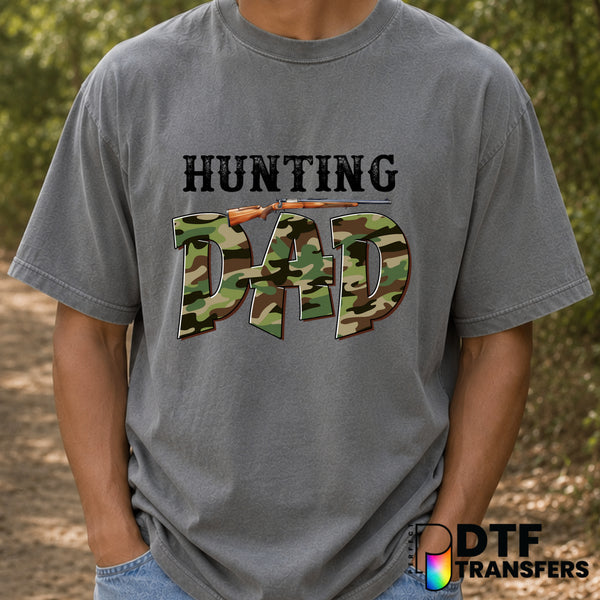 Hunting Dad – Father's Day DTF Transfer (view 2 of 2) – by Perfect DTF Transfers – Premade DTF Transfers – Father's Day, Dad