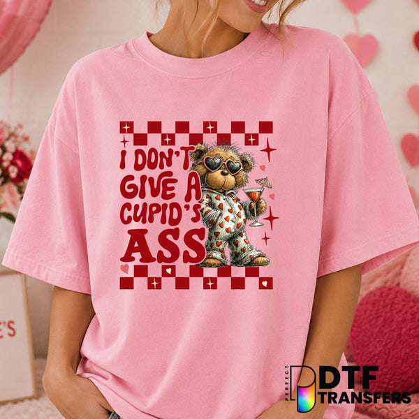 I Don't Give A Cupids Ass – Valentine's Day DTF Transfer (view 1 of 2) – by Perfect DTF Transfers – Premade DTF Transfers...