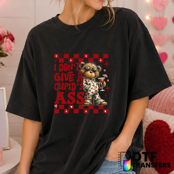 I Don't Give A Cupids Ass – Valentine's Day DTF Transfer (view 2 of 2) – by Perfect DTF Transfers – Premade DTF Transfers...