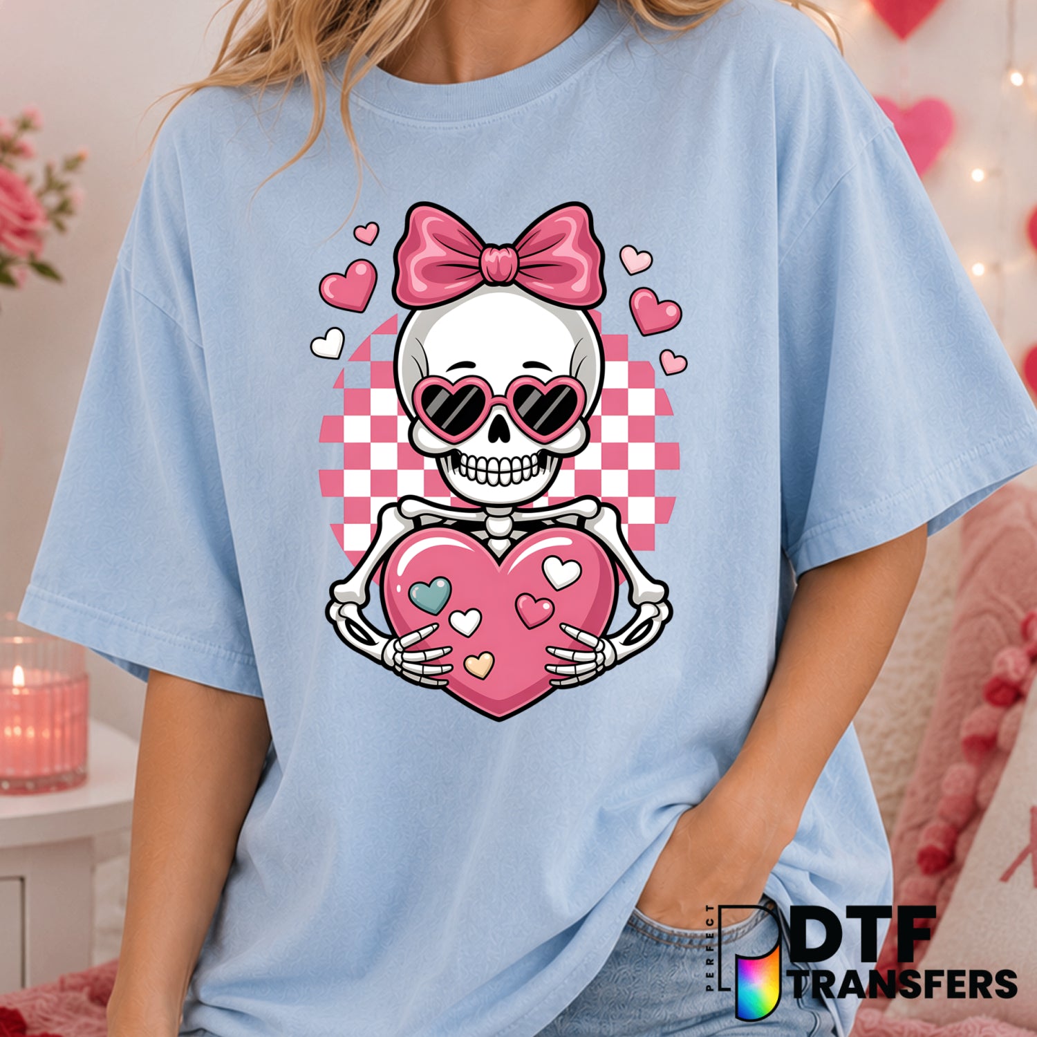I LOVE MY BOYFRIEND – Valentine's Day DTF Transfer (view 2 of 2) – by Perfect DTF Transfers – Premade DTF Transfers – Vale...